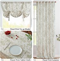 Nappe en lin professionnelle au design moderne - Nappe florale carrée pour table extérieure, idéale pour les buffets et les fêtes