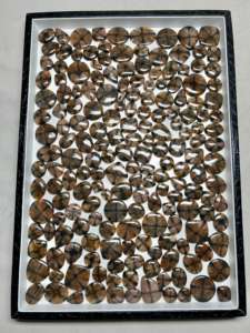 Chaistolite จี้พลอยสีน้ำตาลคริสตัลขัด Cabochon ธรรมชาติ chiastolite สำหรับทำเครื่องประดับของขวัญคริสต์มาสสำหรับเธอ - Product Image 4