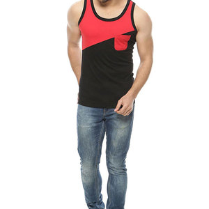 Custom Men's Gym <b>Tank</b> <b>Tops</b> Breathable Knitted Polyester/Cotton <b>Striped</b> Streetwear Workout Activewear From Pakistan - Product Image 6