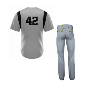 Vêtements d'équipe Hommes Sports Baseball Uniforme Ensemble Personnalisé SportsWear Baseball Uniforme À Vendre Vente en ligne - Product Image 4