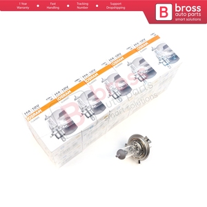 BHL600-1 64193CLC คลาสสิก12V 60/55W หลอดไฟฮาโลเจน P43t H4สำหรับไฟหน้าไฟตัดหมอกลำแสงต่ำ10ชิ้น - Product Image 2