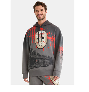 OEM Custom Logo Design Men's Regular Fit 100% Cotton <b>Fleece</b> Pullover Hoodies <b>Black</b> Color for Winter Custom Graphics Printed BD - Product Image 4