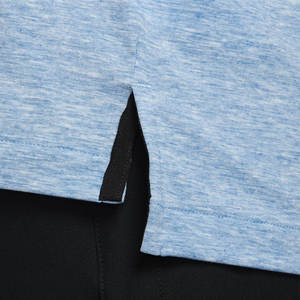 เสื้อผ้าลำลองสำหรับผู้ชายผ้าคอตตอนแห้งเร็วระบายอากาศได้ดีสีพื้น100% สำหรับเสื้อเจอร์ซีย์ - Product Image 5