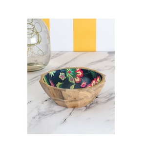 Mango Wood Polished Disposable Eco-Friendly Dinnerware <b>Salad</b> <b>Server</b> Kitchen Food Serving Bowl - Product Image 1