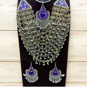 Latest Design Top Trendy Bridal & Party Wear Customized <b>Jewellery</b> for Sale Hand Made Bridal Afghan <b>Jewellery</b> Sets for Ladies - Product Image 4