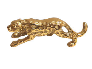 Sculpture décorative de cerf en fonte d'aluminium personnalisée avec finition dorée Cerf décoratif pour la maison sur mesure - Product Image 4