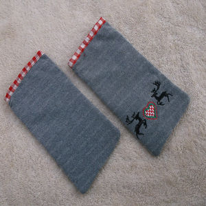 Portefeuille en cuir véritable pour téléphone portable en cuir de vache, pochette pour homme et femme, pochette en cuir, étui pour téléphone portable - Product Image 5