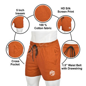 กางเกงขาสั้นทรงแบ็กกี้สำหรับผู้ชายลำลองผ้าไอซ์ซิลค์ระบายอากาศได้ดีทรงหลวมฤดูร้อน - Product Image 1