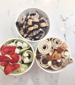 เครื่องทำไอศกรีมม้วนไฟฟ้าขนาดเล็กสำหรับร้านบาร์ คาเฟ่ ร้าน<span class=keywords><strong>ขนม</strong></span>หวาน <span class=keywords><strong>ขาย</strong></span> - Product Image 6