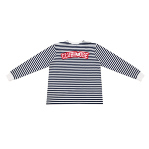 Custom Chenille Patch Letter G Red <b>White</b> Stripe <b>Tshirt</b> Men's Casual Embroidered Long Sleeve 100% Cotton - Product Image 6
