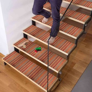 พรมลายเฉดสีฤดูใบไม้ร่วง, พรมสีส้ม, พรมลายชาติพันธุ์, พรมสมัยใหม่, โกเบลน - Product Image 5