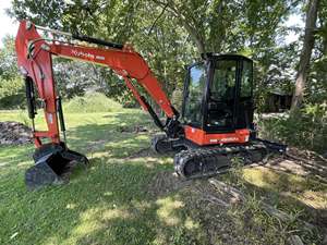 New Kubota KX057-5 Hydraulic Mini Excavator 5 Ton Crawler Digger Heavy Duty Compact Excavation <b>Machine</b> for Construction Roadwork - Product Image 3