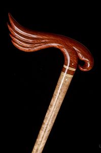 ไม้เท้าเคลือบเงาไม้15ปีไม้เท้าเดินป่าตั้งแคมป์ยาว122ซม. ไม้เท้าเดินป่าออกแบบได้ตามต้องการจากโรงงาน - Product Image 3