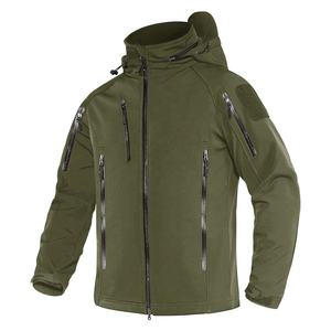 <b>Men's</b> Tactical Jacket for <b>man</b> Winter Water Resistant Softshell Hiking Coats Jackets Water Proof Zipper - Product Image 3