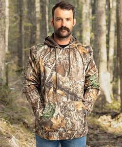 Sweat à capuche classique pour homme, camouflage de chasse, 100% coton, polaire d'automne, sweat à capuche avec logo personnalisé - Product Image 6