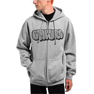 Sweat à capuche à fermeture éclair avec logo personnalisé, hommes et femmes, streetwear, sweat-shirt surdimensionné, veste décontractée à fermeture éclair intégrale, mode, sweats à capuche d'hiver - Product Image 2