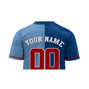 Maillot de baseball à boutons complets avec logo personnalisé de haute qualité Styles légers avec manches courtes pour chemises de softball pour garçons - Product Image 6