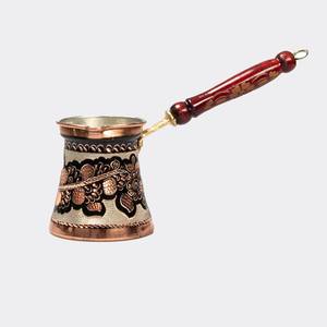 Cafetière turque en cuivre de qualité supérieure avec poignée en bois, vaisselle, tasse à café, décoration de table pour la maison, la cuisine, le restaurant, l'hôtel, les fêtes - Product Image 5