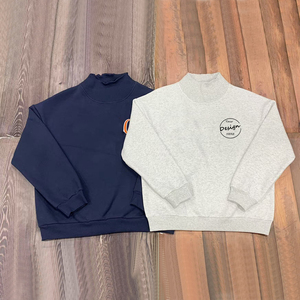 Sudaderas Casuales de Invierno para Mujer, Estilo Urbano, Cuello Alto, Holgadas, con Lentejuelas, Mezcla de Algodón, Personalizadas, Venta al Por Mayor del Fabricante - Product Image 4