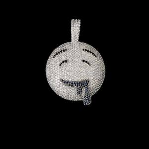 Lujo VVS Moissanite Joyería fina 14K Chapado en oro 925 Colgante de plata con estilo de hip-hop de diamante elegante para fiestas - Product Image 5