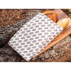 Bolsas de Papel para Alimentos con Estampado de Espigas Blancas de 7x36cm, Papel Profesional, 1000 Unidades, B2B - Product Image 1