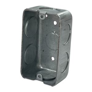 Caja de Conexiones de Acero Galvanizado de Alta Resistencia de 2.0 mm de Espesor, Siete Orificios de 3/4\", Resistente a la Corrosión y al Fuego, para Instalaciones Eléctricas - Product Image 1