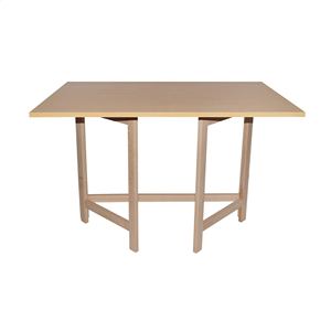 Tavolo da Pranzo Pieghevole in Legno WELL HOME, Finitura Non Verniciata, Dimensioni L.100xP.60x75 - Product Image 6