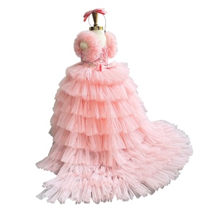 Vestido largo de lujo de talla grande vestido de noche cola Nhung Nguyen princesa vestido bebé niña vestido chico ropa OEM ODM hecho en Vietnam - Product Image 1