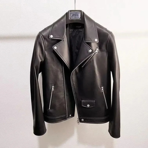 Chaqueta de Motociclista de Cuero PU para Hombre, Impermeable, Transpirable, Invernal, Formal, con Cuello Alto, Estilo Urbano, Personalizable en la Parte Delantera - Product Image 4