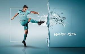 ชุดฟุตบอลทีมแบบแห้งเร็วพรีเมียม พิมพ์ลายดิจิทัล สีและโลโก้ตามสั่ง สำหรับผู้ใหญ่ คุณภาพสูง - Product Image 6