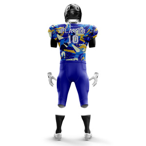 2025 uniformes de football américain personnalisés maillot grande taille avec sublimation et broderie dernière conception à bas prix - Product Image 3