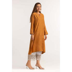 เสื้อเชิ้ตผู้หญิงผ้าแจ็คการ์ดสีน้ำเงิน แต่งลายดอกไม้ ผ้าฝ้ายผสมไหมซาติน ปักลายลำลอง ติดกระดุม ไซส์ XL สำหรับฤดูใบไม้ร่วงและฤดูหนาว - Product Image 2