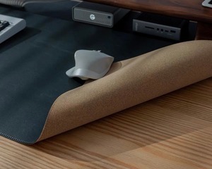 Tapis de bureau en cuir véritable de luxe de qualité supérieure, tapis de bureau anti-odeurs, résistant, antidérapant, surface en cuir de vache, zone d'écriture durable pour - Product Image 4