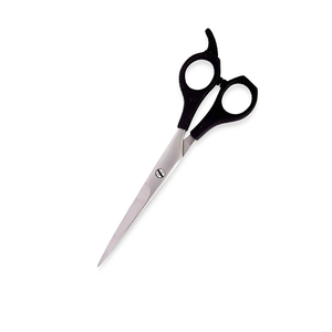 Tijera de peluquero profesional de 5, 6 y 7 pulgadas con hoja afilada Mango de plástico Hecho en Pakistán Certificación de calidad de alta venta - Product Image 5