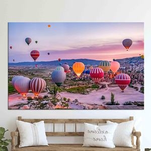 Cappadocia Sunrise Canvas Art : Impression de paysage de Goreme, toile enveloppée - Product Image 1