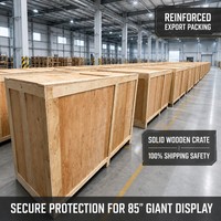 Écran commercial industriel 85 pouces 4K UHD Smart TV |   Panneau A+ BOE/CSOT |   Cadre métallique à fonctionnement stable 24h/24 et 7j/7