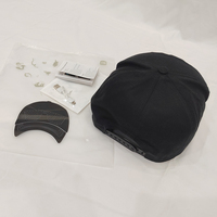 Pannello LED Ricaricabile Programmabile con Controllo Bluetooth, Display per Messaggi Comuni Aziendali, Stile Y2K Tropicale a 5 Pannelli, Cappello 100% in Twill