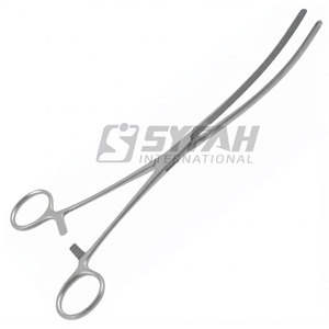 Pinzas Intestinales Kocher Atrauma de Doble Curvatura para un Manejo Suave, Herramienta Quirúrgica - Product Image 2