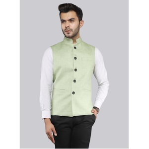 เสื้อกั๊กสีเขียวทะเลสำหรับผู้ชาย สไตล์ทางการ เหมาะสำหรับงานออฟฟิศ ธุรกิจ งานแต่งงาน และงานพิเศษ มีจำหน่ายในราคาที่ดีที่สุดจากโรงงานโดยตรง - Product Image 1