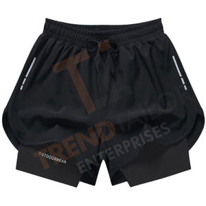<b>Men</b> double Pattern Streatwear <b>shorts</b> with multiple designs in premium fabric - Product Image 2