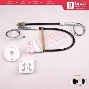 BWR547 ensemble de réparation de lève-vitre électrique porte arrière gauche pour Octavia MK1 1U 1U2 1U5 2001-2010 4/5 porte lifting 1U0839461B - Product Image 2