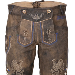 Bavarian Lederhosen - Oktoberfest Lederhosen - German Lederhosen Shorts - Trachten Men Wear Servicio OEM Logotipo personalizado 2025 - Product Image 1
