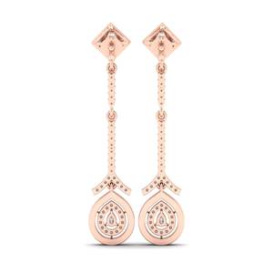 Reyes 925เงินสเตอร์ลิงต่างหูห้อยเพชรโมอิสสำหรับผู้หญิงเครื่องประดับงานแต่งคุณภาพสูงดีไซน์ใหม่ไม่เหมือนใคร - Product Image 4