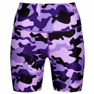 Shorts Deportivos de Cintura Alta con Encaje, Color Rosa Sólido, Transpirables, Impermeables, de Secado Rápido, Ecológicos, Lavados, de Alta Elasticidad, para Mujer - Product Image 3