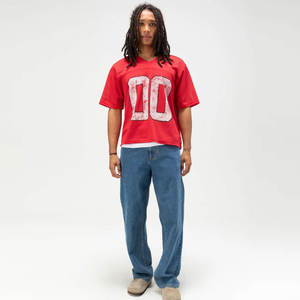 เสื้อตาข่ายคอวีคอวีคอวีตาข่ายคอวีแนวลำลอง - Product Image 6