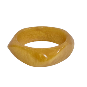 Brazalete Circular de Madera Natural Sólida Hecho a Mano, con Acabado Pulido Liso – Joyería Minimalista Ecológica - Product Image 4