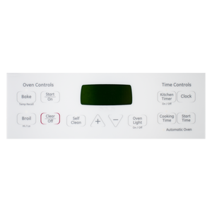 WB27T11006CM – Cache de commande de four de cuisson, pièces de rechange ménagères pour WB27T11006 - Product Image 1