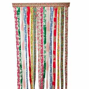 Guirnalda Artesanal Bohemia Hippie con Cuentas para Puerta, Decoración Artística de Ratán para Sala de Estar, Decoración Abstracta Vertical Enmarcada para Hogar y Restaurante - Product Image 6