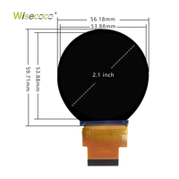 Écran LCD circulaire 2,1 pouces 480*480 Interface SPI RGB Affichage LCD rond pour HMI de maison intelligente