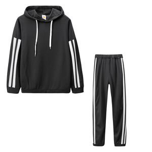Conjunto Deportivo Personalizado Ecológico con Estampado, Sudadera con Capucha y Pantalones Jogger para Hombre y Mujer, Ropa Deportiva Informal, OEM ODM Disponible - Product Image 1
